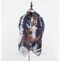 New style flower printing scarf cotton print dubai shawl wholesale